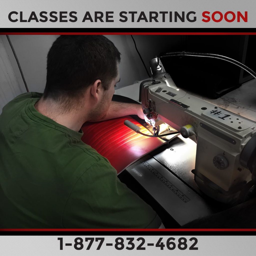 Custom Automotive Upholstery Classes Start 2/13/17 Mobile Tech Training Custom Automotive Upholstery Classes Start 2/13/17 Mobile Tech Training